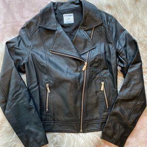 pleather jacket | old navy